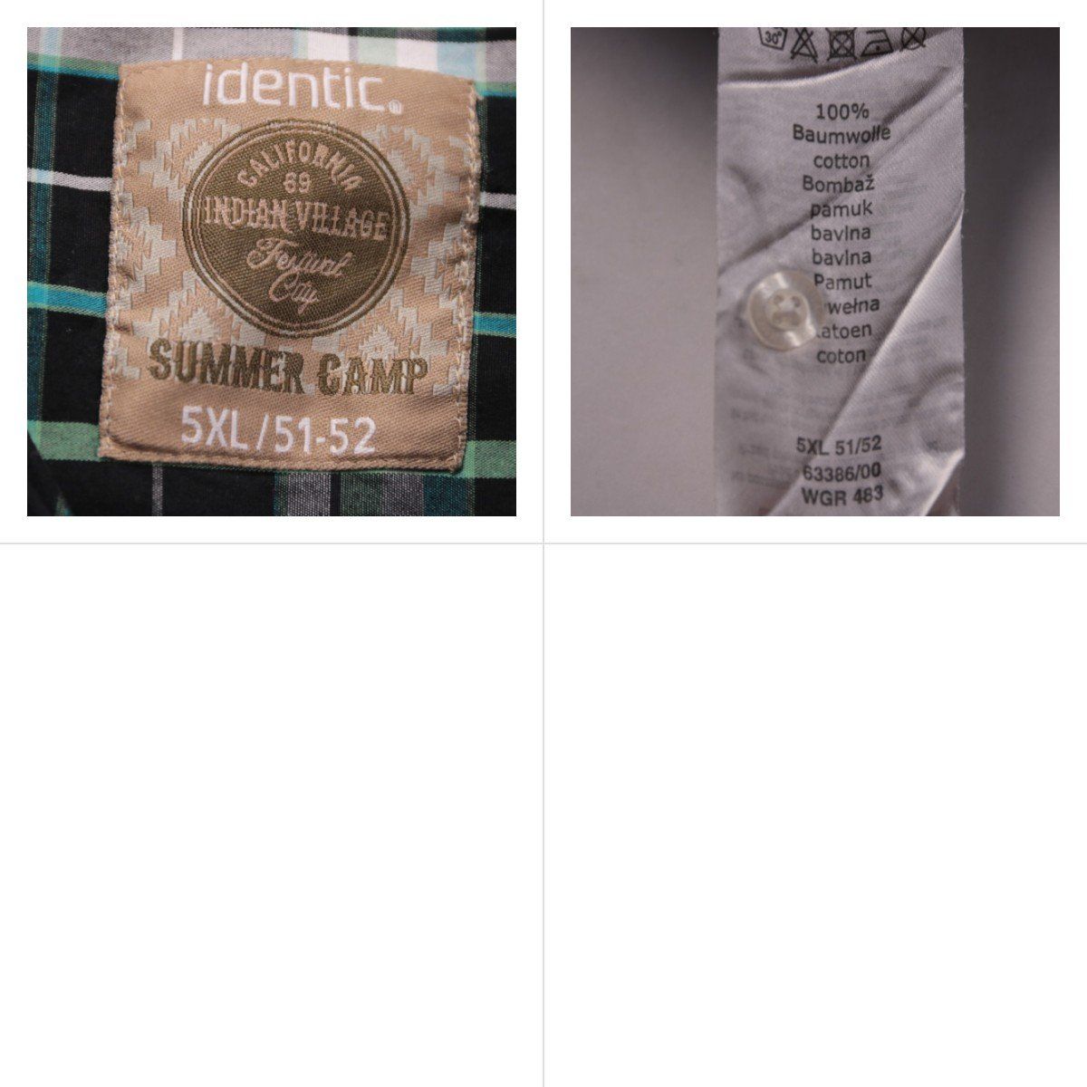 рубашка identic.