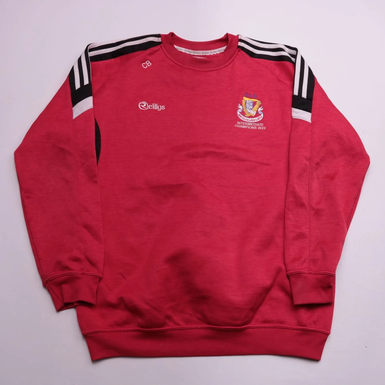 Красный свитшот O'Neills со спортивной вышивкой, размер 54 (XL)