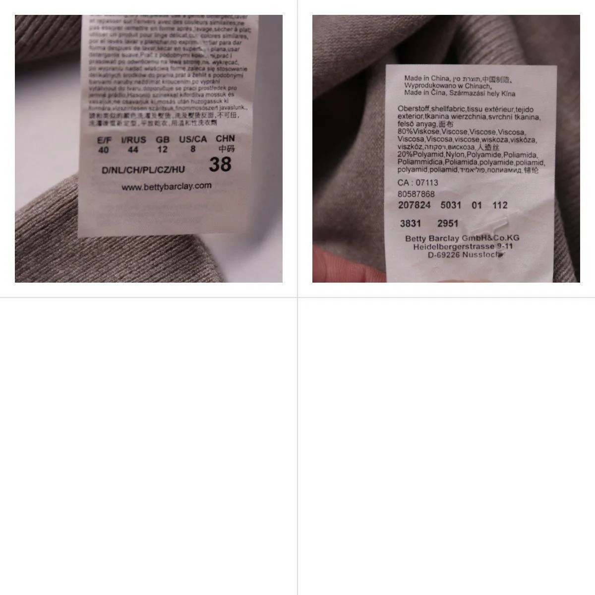 водолазка Betty Barclay