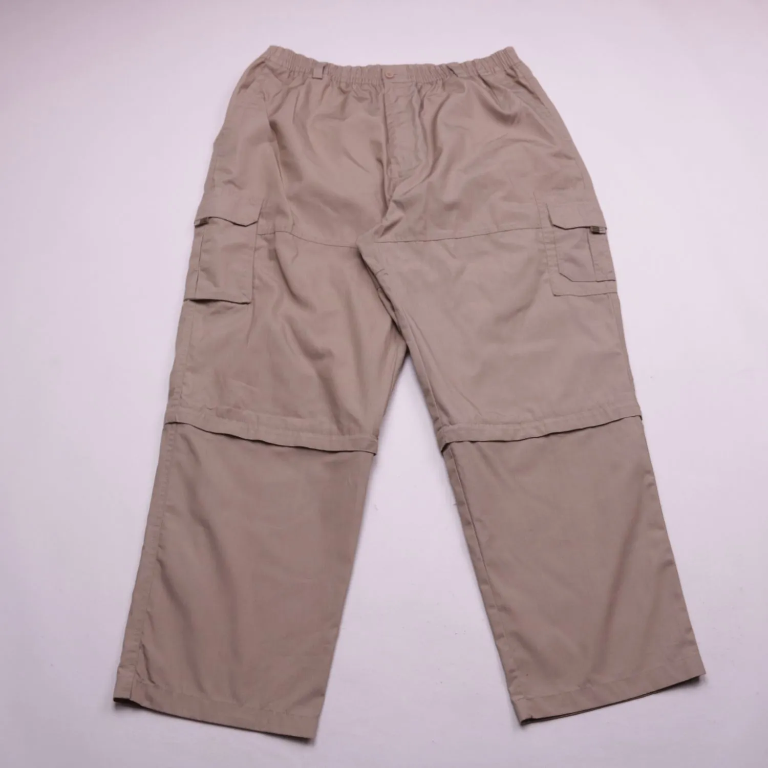 Бежевые брюки карго Mode Mille с накладными карманами, размер 60 (3XL)