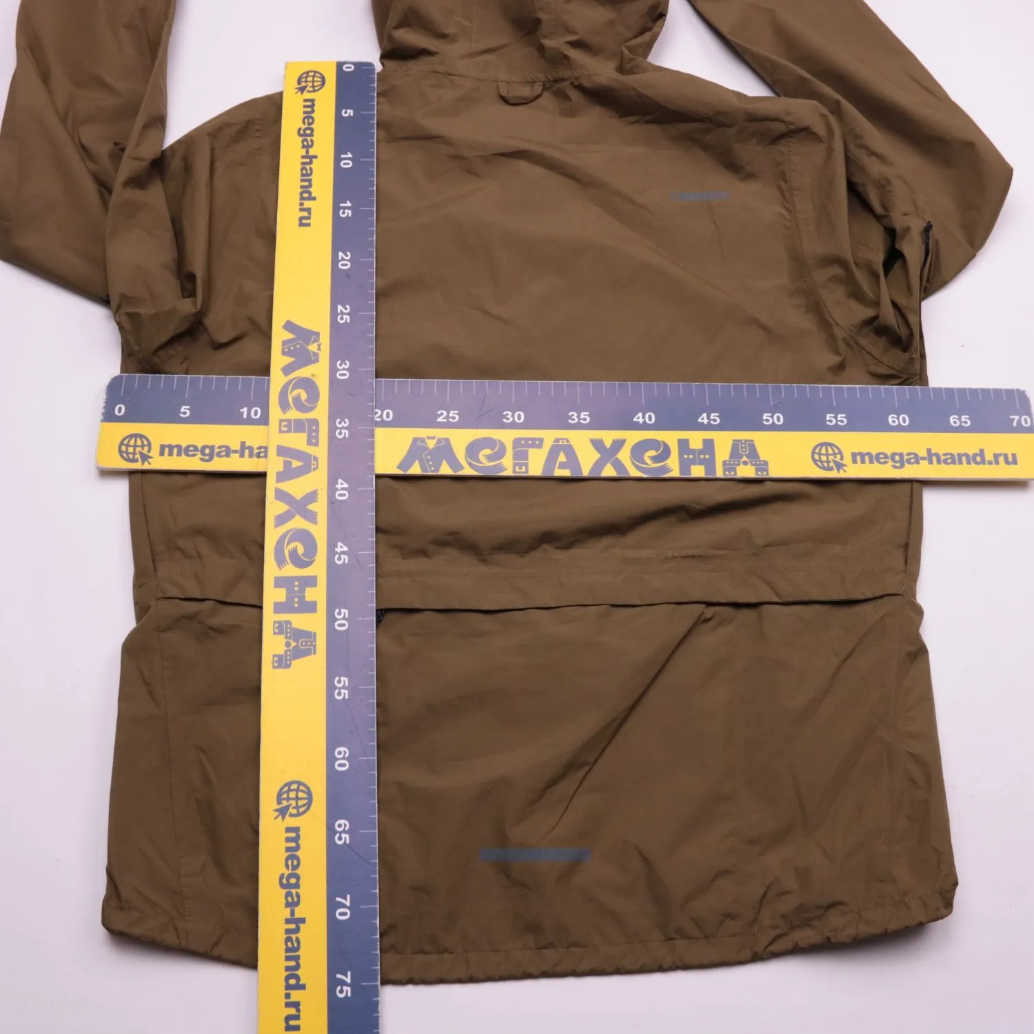 Коричневая ветровка MADISON с капюшоном, размер 54 (XL)