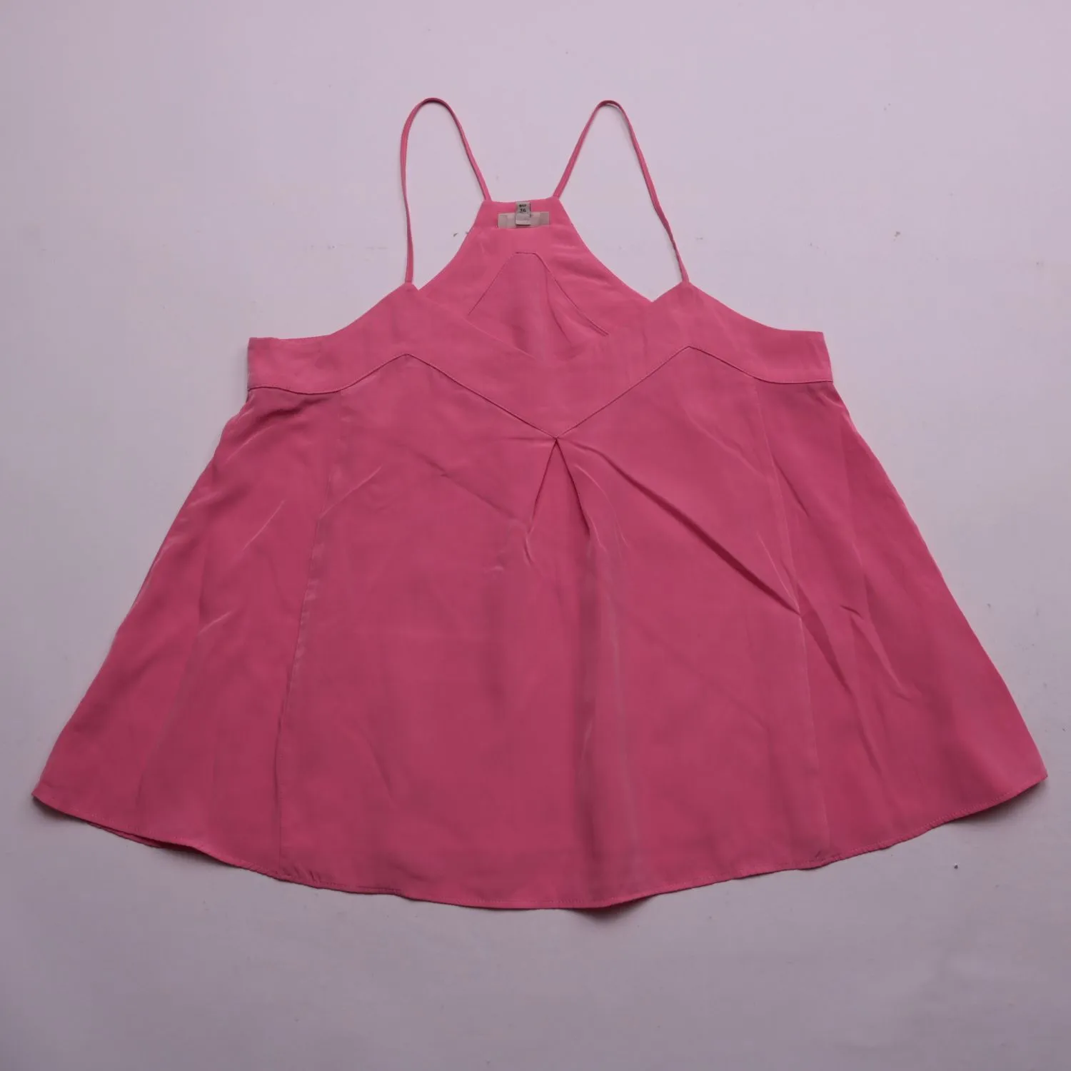 Розовый топ River Island на тонких бретелях, размер 44 (S/M)