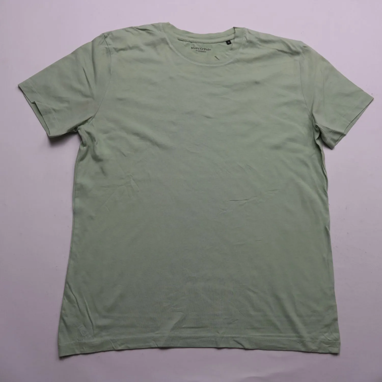 Светло-зелёная футболка Marc O'Polo с логотипом, размер 54 (XL)