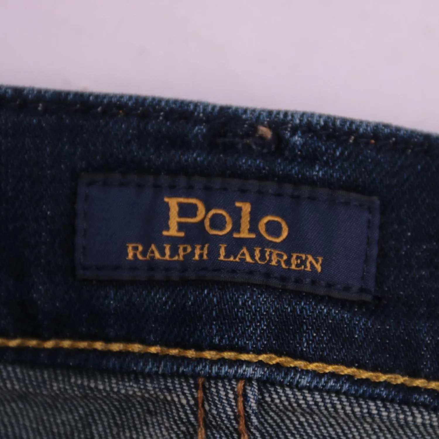 Тёмно-синие джинсы Polo Ralph Lauren прямого кроя, размер 48 (M)