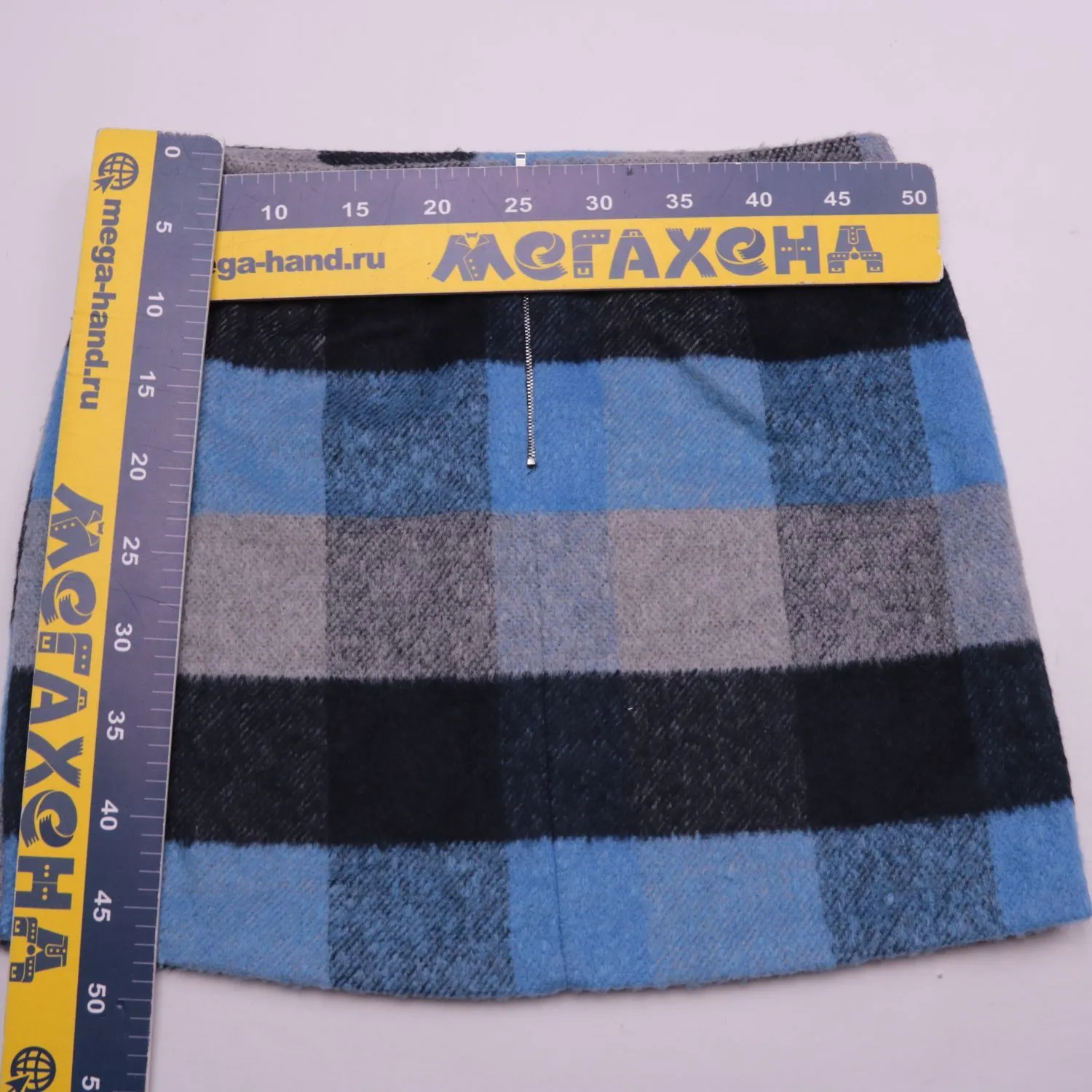 Женская юбка George в крупную клетку, размер 52 (XL)